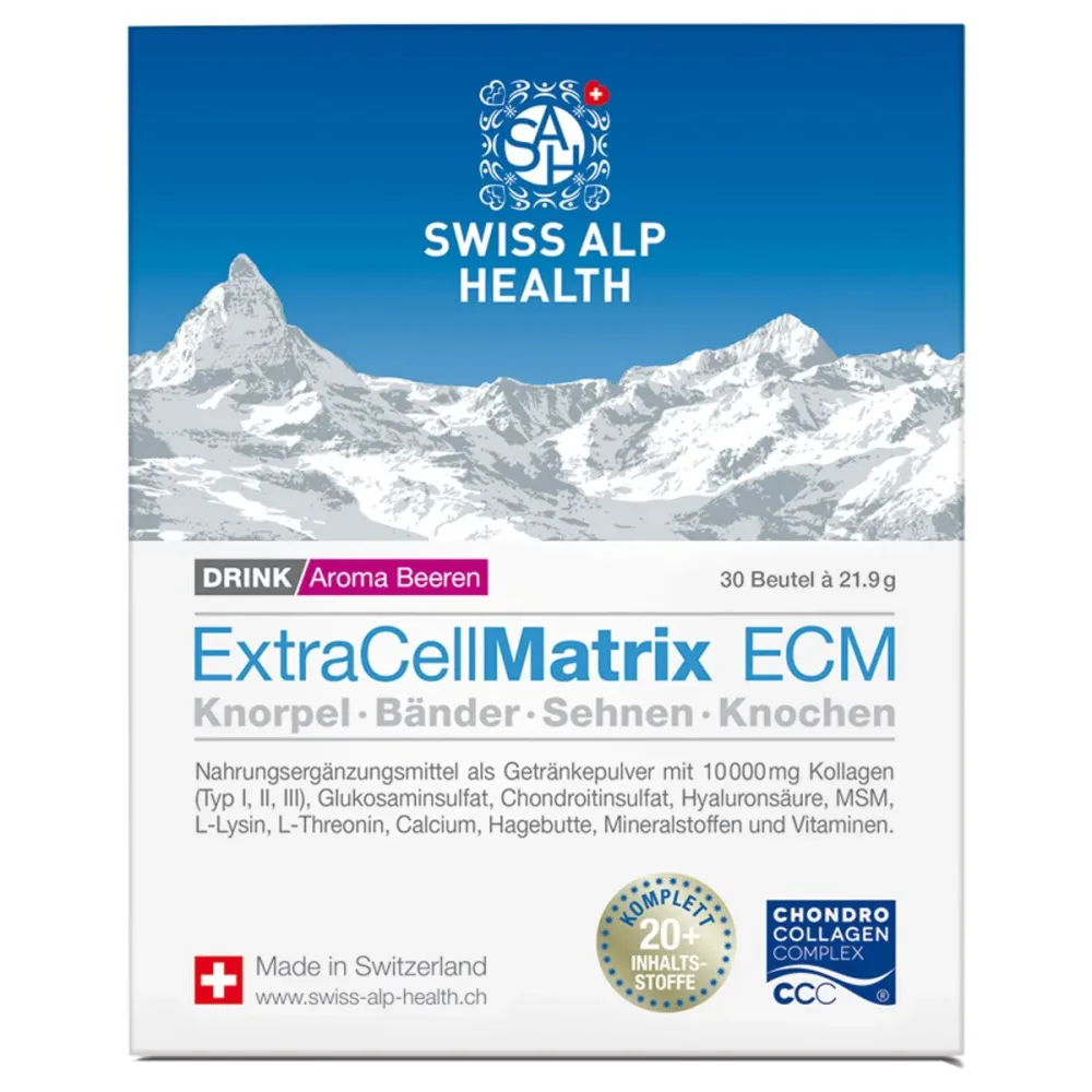 Swiss Alp Health Extra Cell Matrix Drink Gelenke, Beeren (30 Beutel)