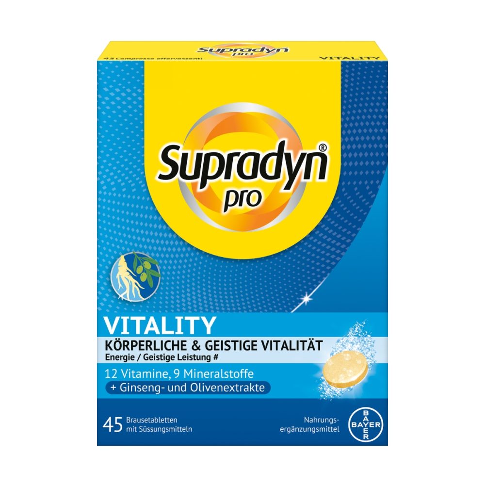 Supradyn pro Vitality Brausetabletten 45 Stück
