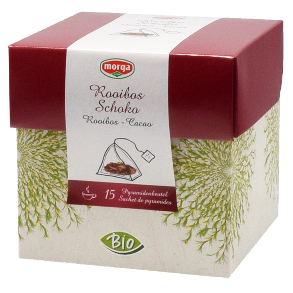 Morga Rooibostee Schoko Pyramide Bio 15 Stück