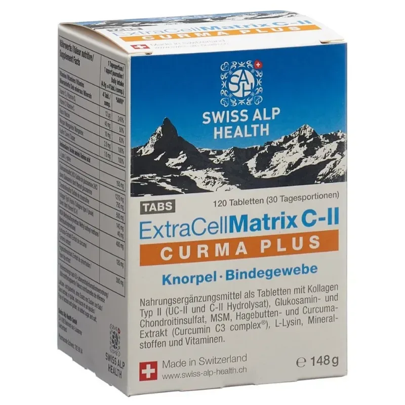 Swiss Alp Health Extra Cell Matrix C-II Curma Plus (120 Stk)