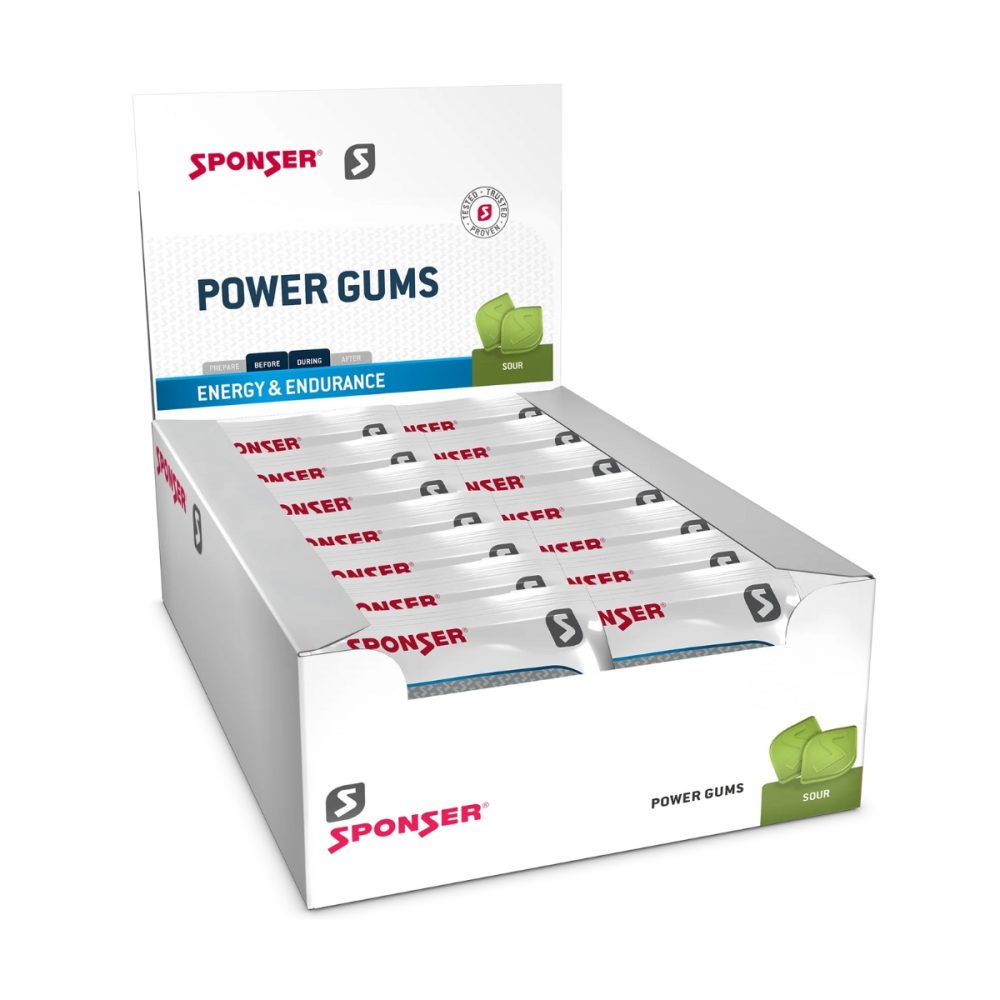 Sponser Power Gums Sour Beutel 20x 75 g