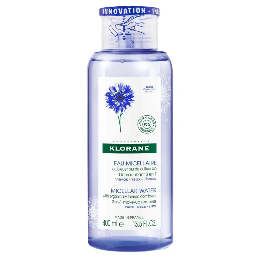 KLORANE - Mizellenlotion 3-in-1, Bio-Kornblume, 400 ml