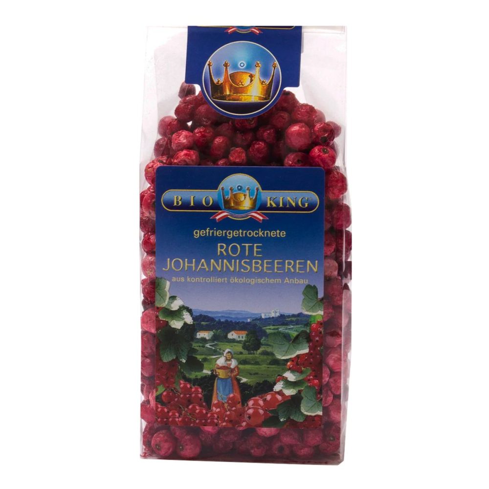 Bioking Johannisbeeren rot gefriergetrocknet 45 g