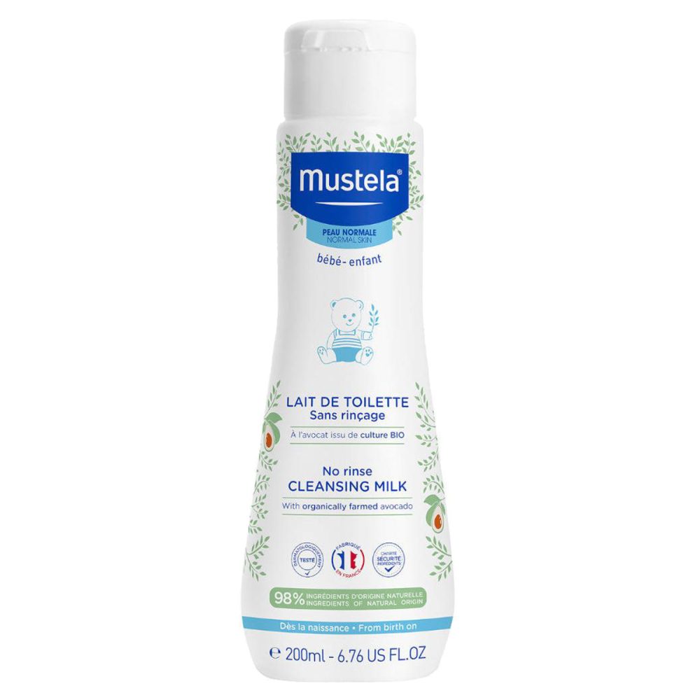 Mustela Reinigungsmilch normale Haut ohne Abspülen 200ml