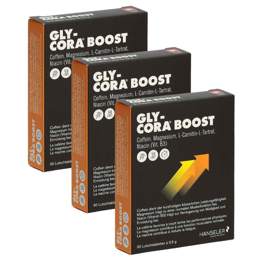 GLY-CORA BOOST Lutschtabletten 3x 30 Stück