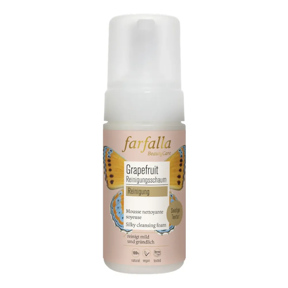 farfalla Grapefruit Reinigung Seidiger Reinigungsschaum 120ml