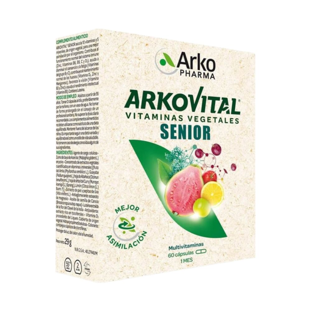 Arkovital Pur'Energie 50+ Kaps Vit+Min Ds 60 Stk
