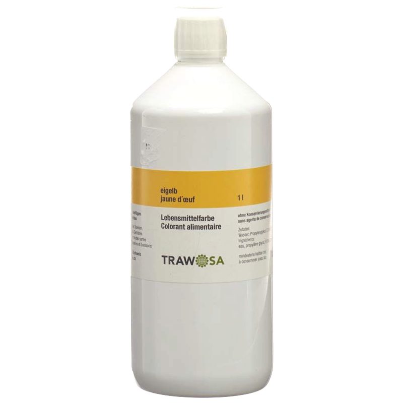 TRAWOSA Lebensmittelfarbstoff eigelb 1000 ml
