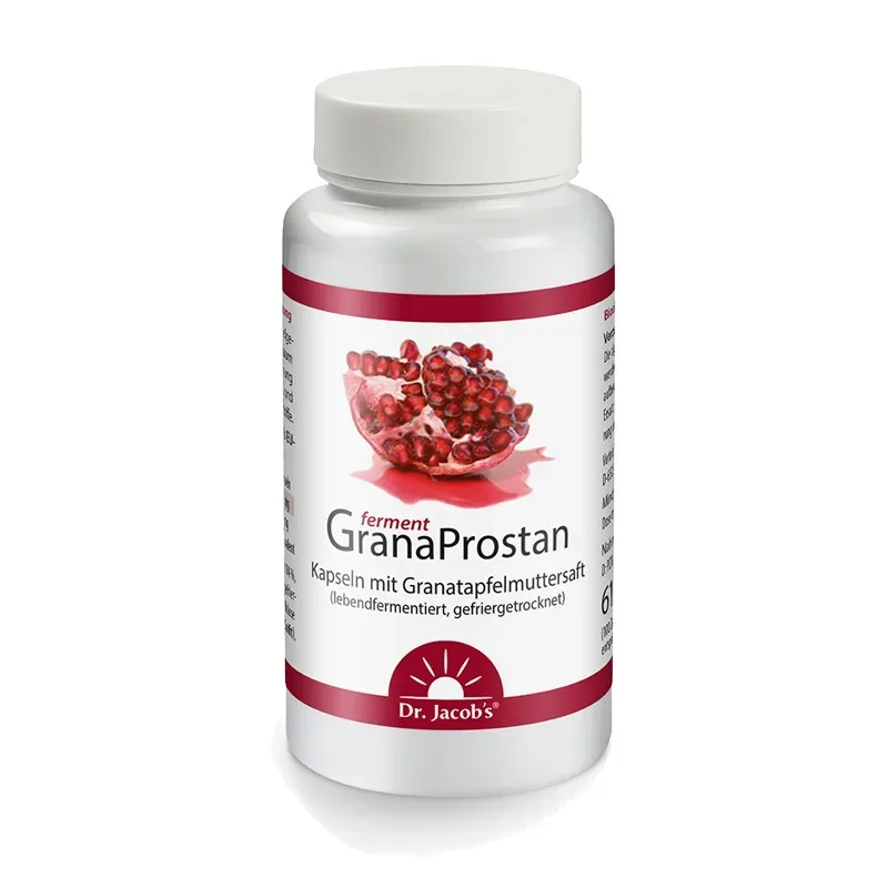 Dr. Jacob's GranaProstan Kapseln Granatapfel-Extrakt fermentiert Polyphenole