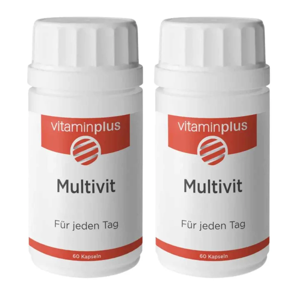 Vitaminplus Multivitamin vegan Kapseln 2x 60 Stück