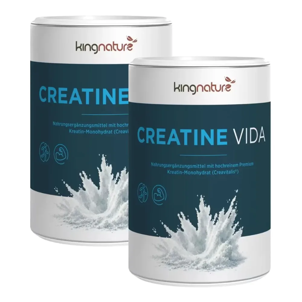 Kingnature Creatine Vida Pulver 2x 250 g