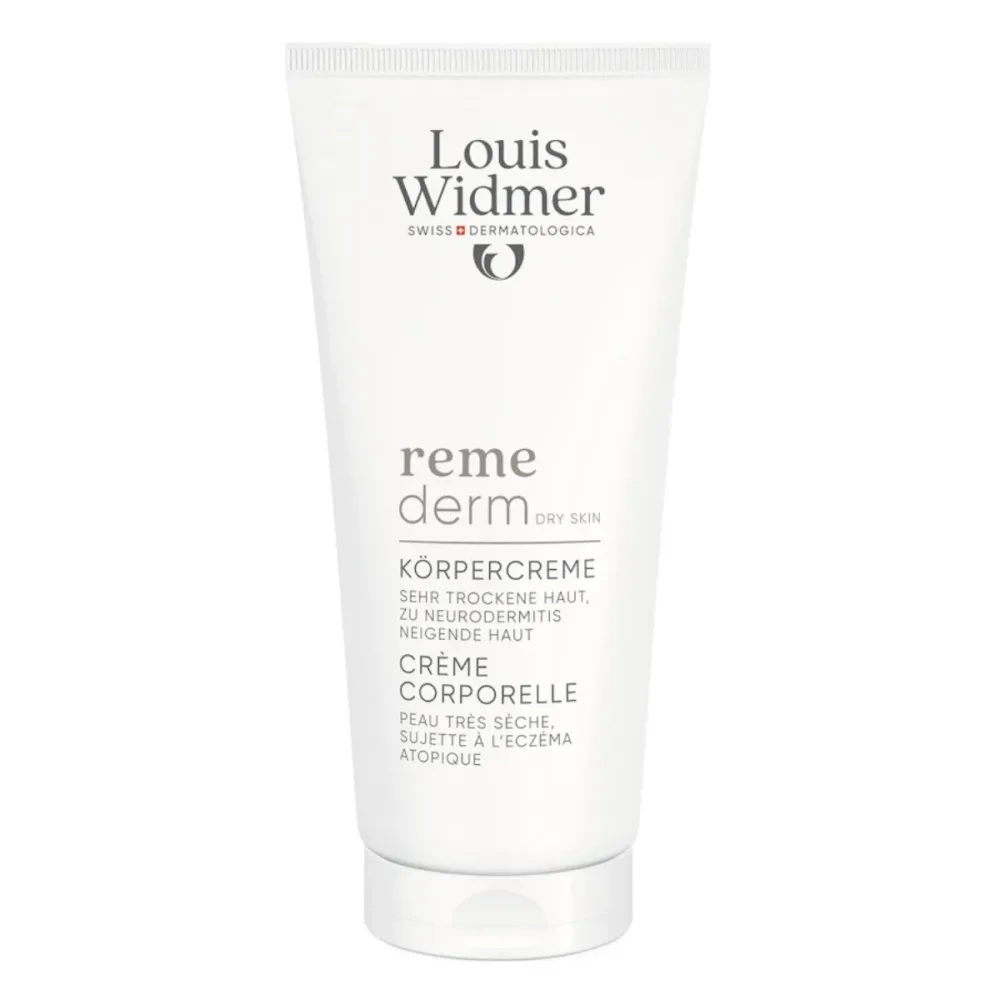 Louis Widmer - remederm Körpercreme ohne Parfum, 200 ml