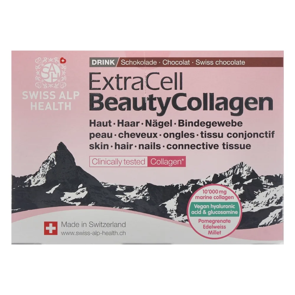 Swiss Alp Health Extra Cell Beauty Collagen Choco Drink (20 Beutel)