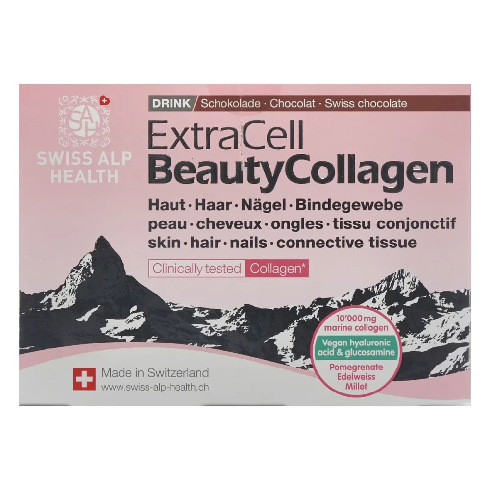 Swiss Alp Health Extra Cell Beauty Collagen Choco Drink (20 Beutel)