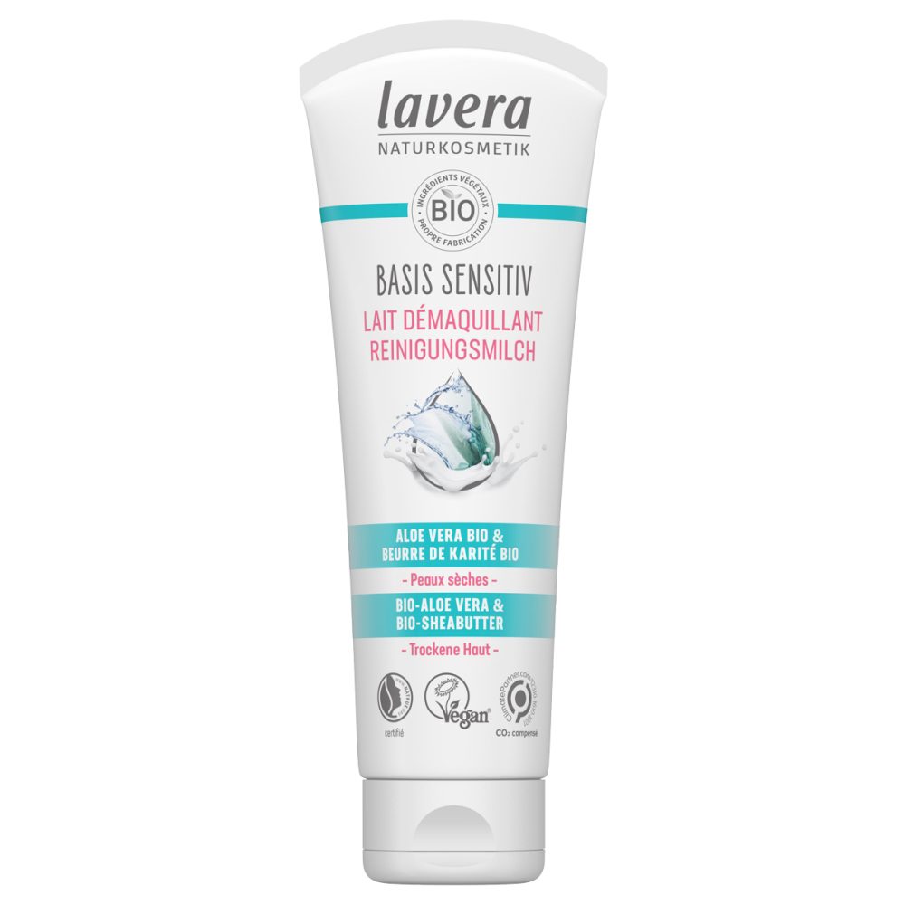 Lavera Reinigungsmilch 2in1 basis sensitiv 125 ml