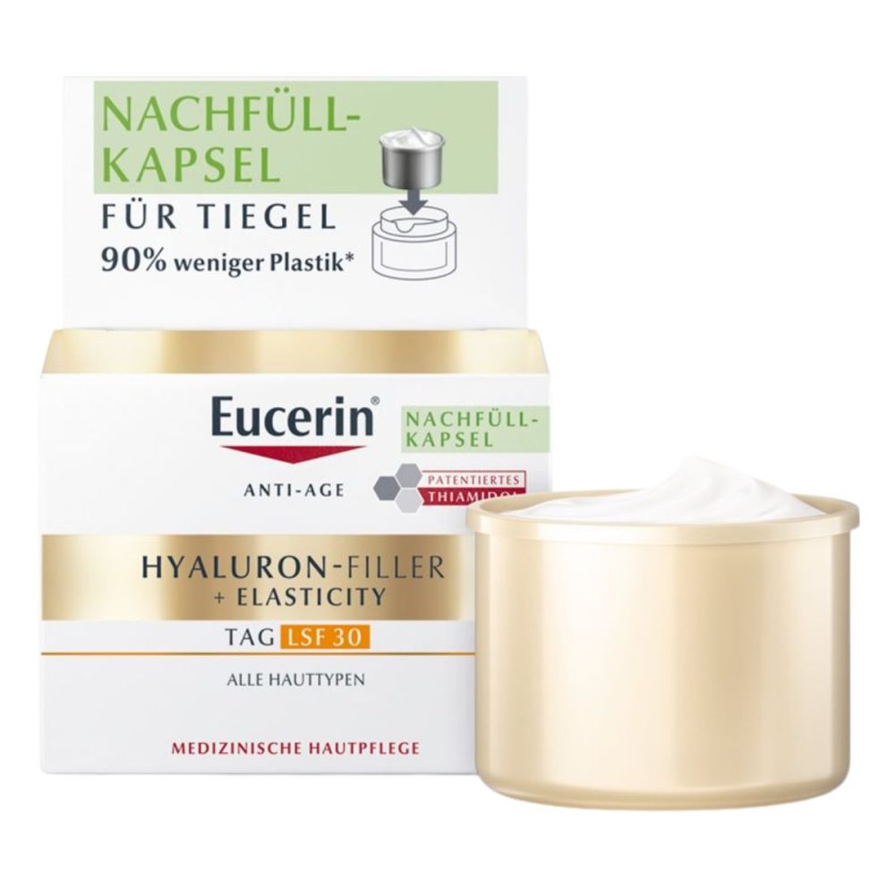 Eucerin - Hyaluron-Filler + Elasticity Tagespflege LSF 30 Nachfüllkapsel, 50 ml