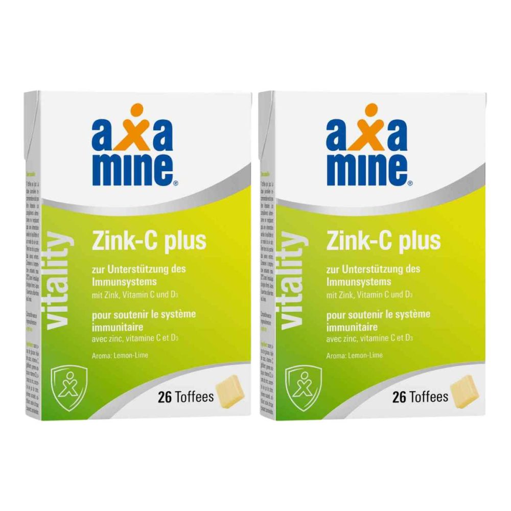 Axamine Zink-C plus 2x 26 Toffees
