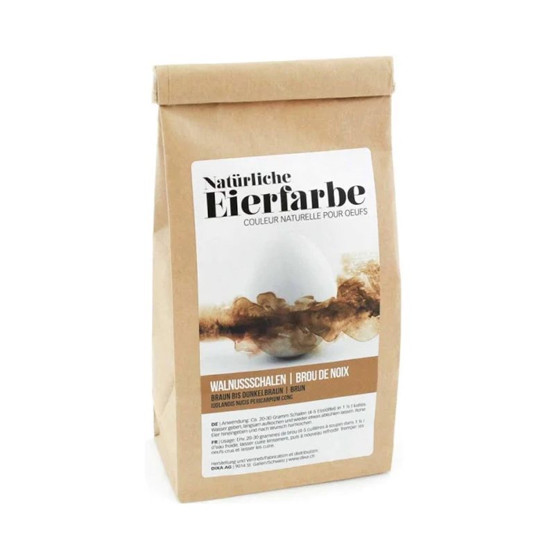 DIXA Eierfarbe Wallnussschalen geschnitten 90g