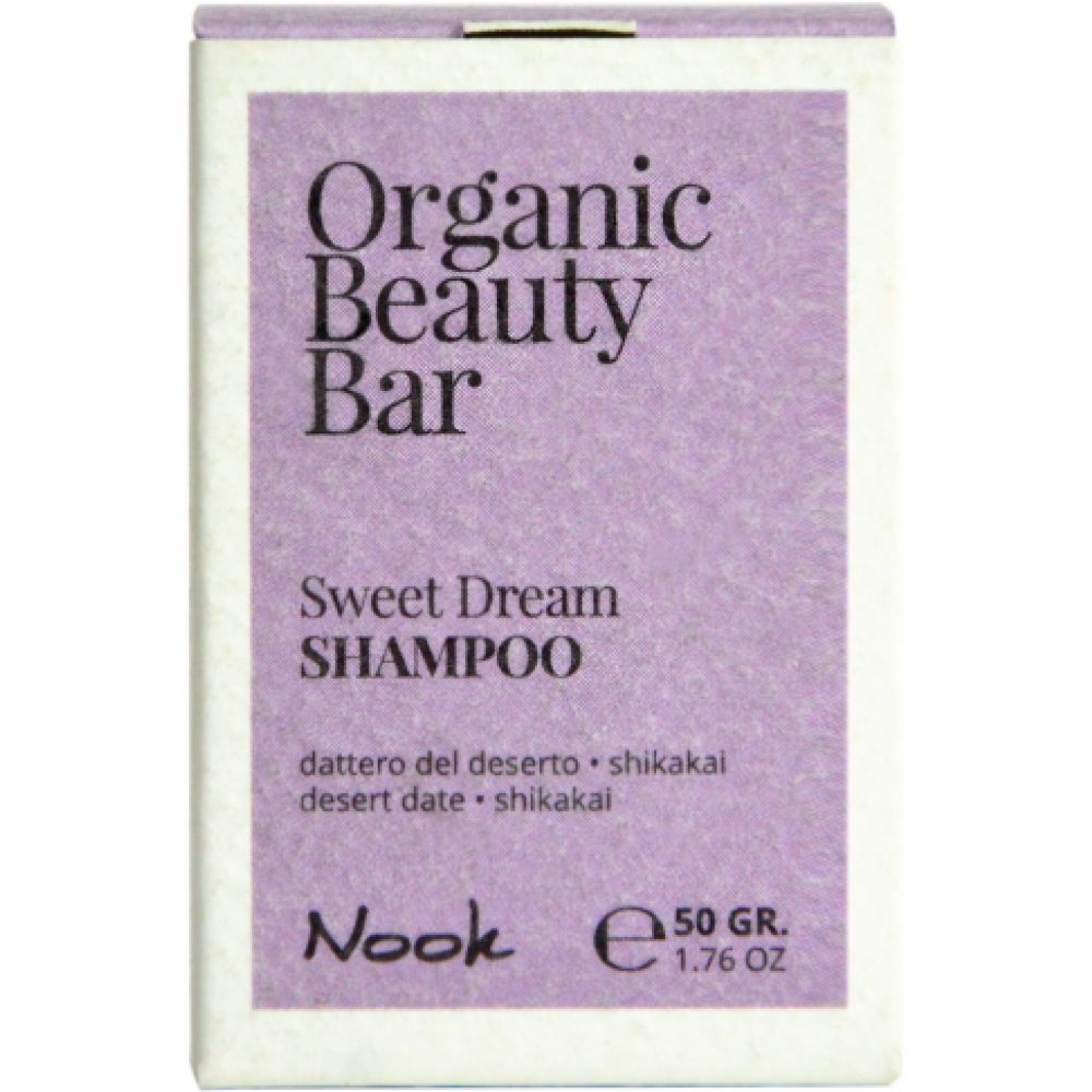Nook Organic Beauty Bar SWEET DREAM - day and treated solid shampoo 50gr