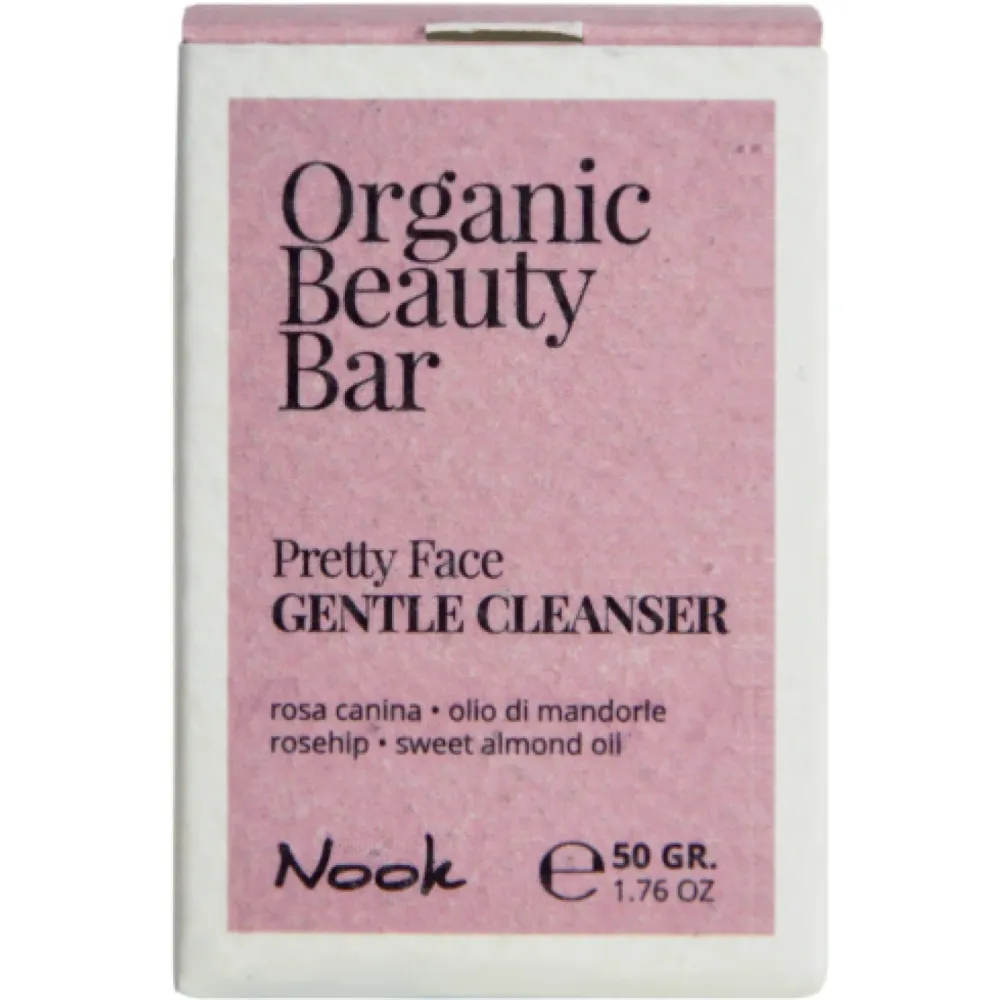 Nook Organic Beauty Bar PRETTY FACE CLEANSER AND SCRUB - gentle exfoliating soli