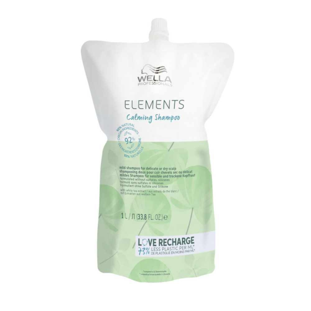Wella Elements Calming Shampoo 1000 ml - Nachfüllpack