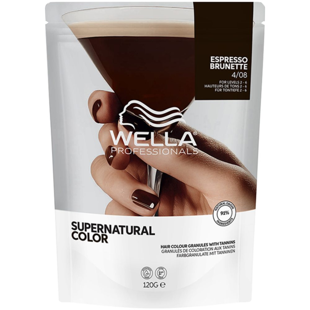 Wella Professionals Supernatural Color 4/08 Espresso Brunette 120g