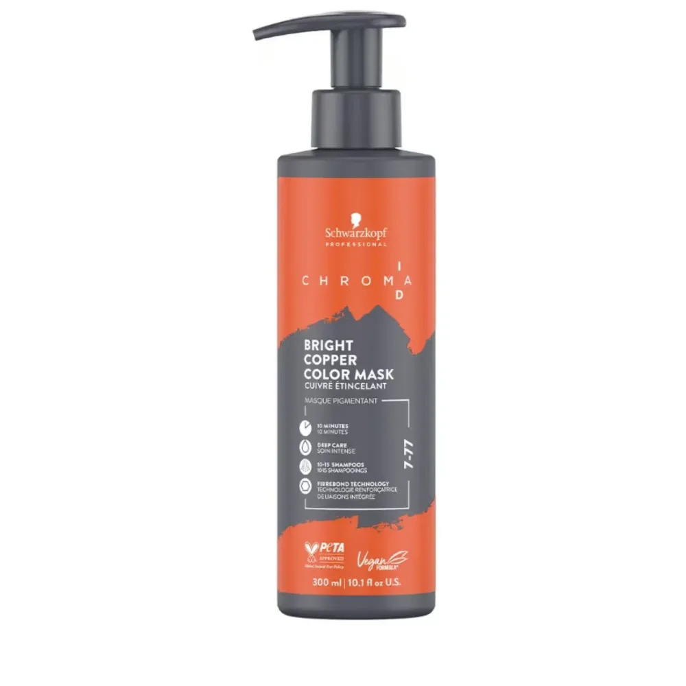 Schwarzkopf Chroma ID Bonding Color Mask 7-77 Bright Copper 300 ml