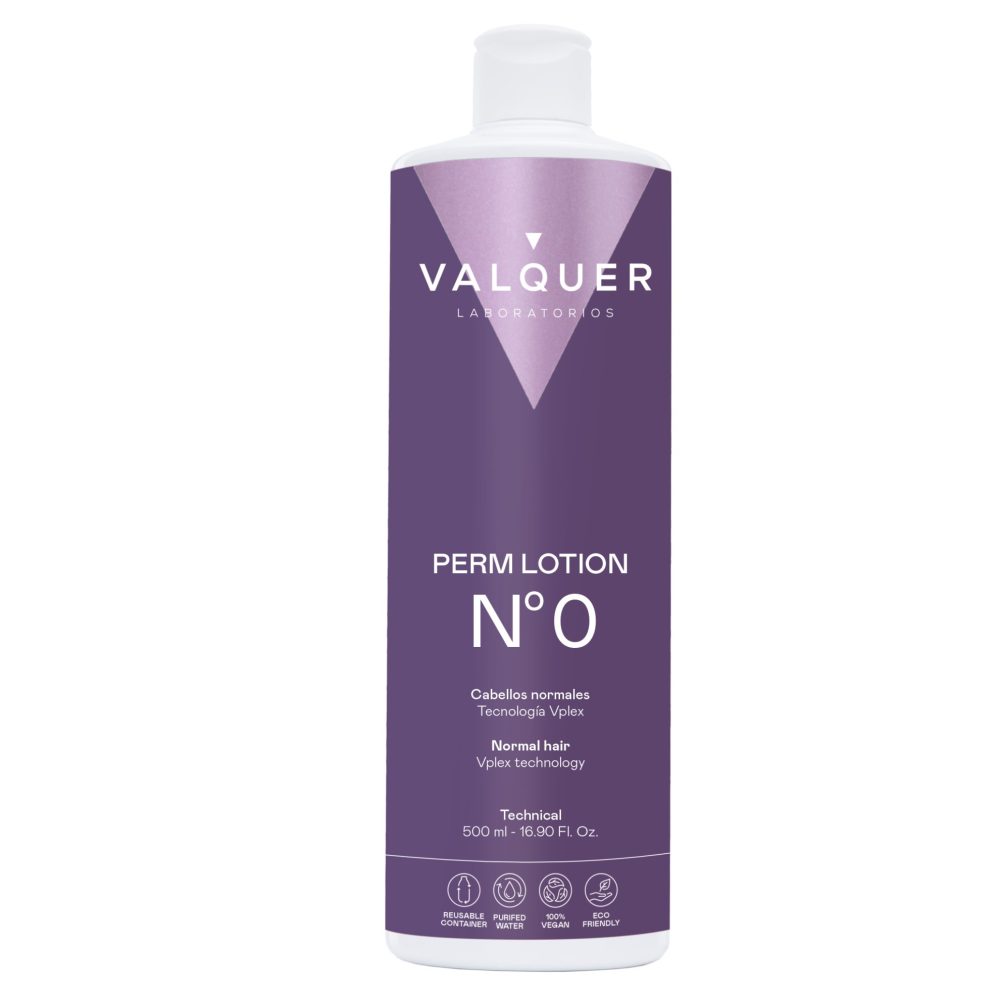 VALQUER WAVE PERMANENT LIQUID Nº 0 (difficult to curl natural hair) 500 ML