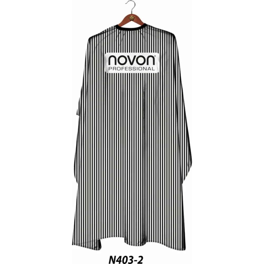 Novon Professional Cape Barber Super Red with Logo - N403 2