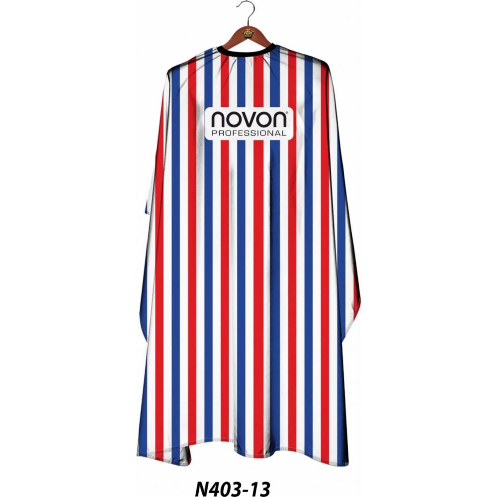 Novon Professional Cape Colour Line White/Red/Blue - N403 13