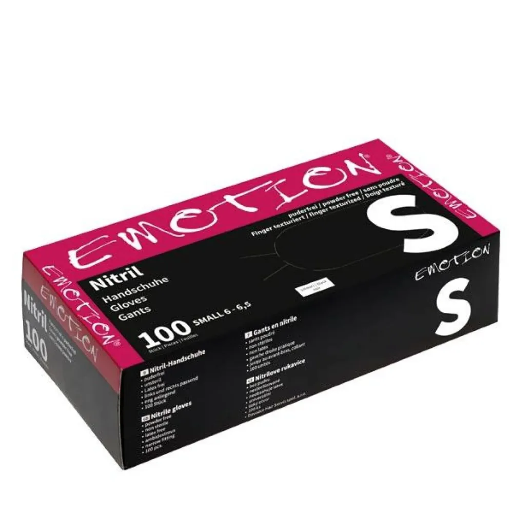 Efalock Nitril Handschuhe S ungepud.schwarz