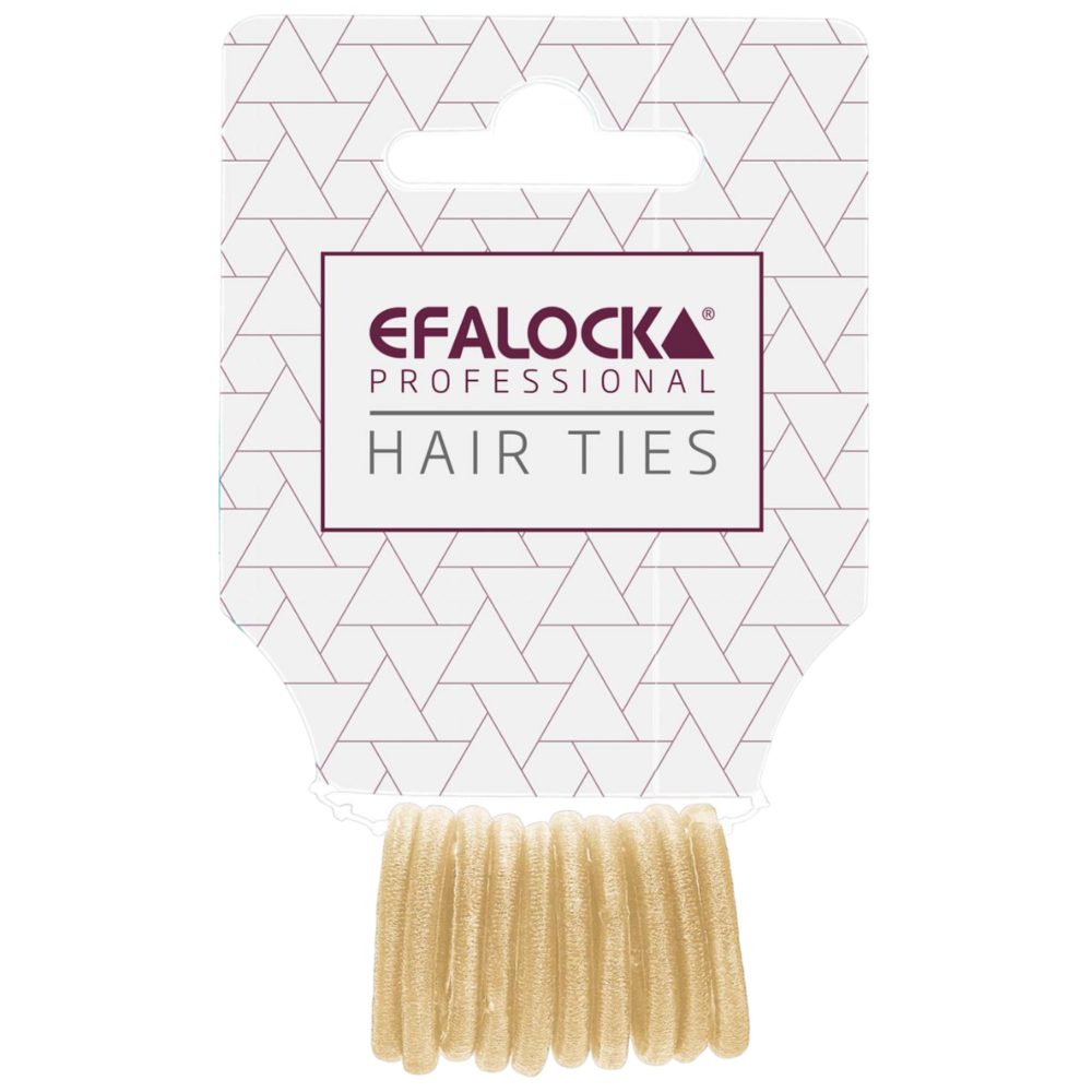 Efalock Haargummi mini blond 10Stk