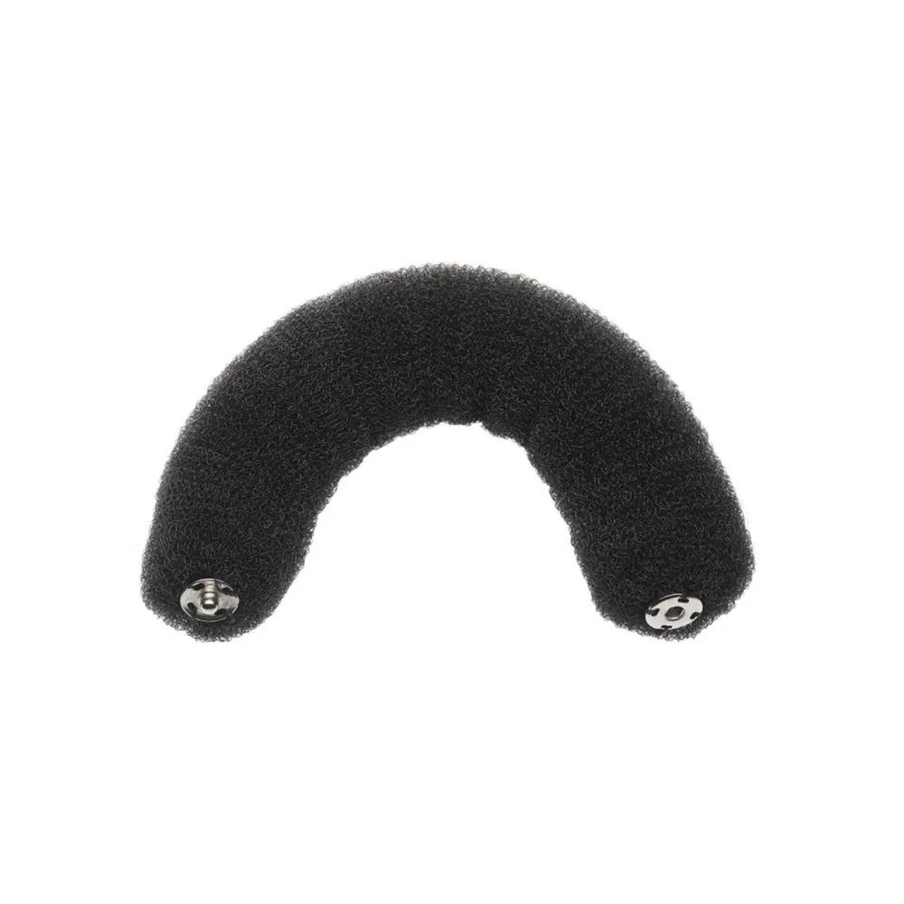 Efalock Knotenrolle 18cm schwarz mit Druckknopf