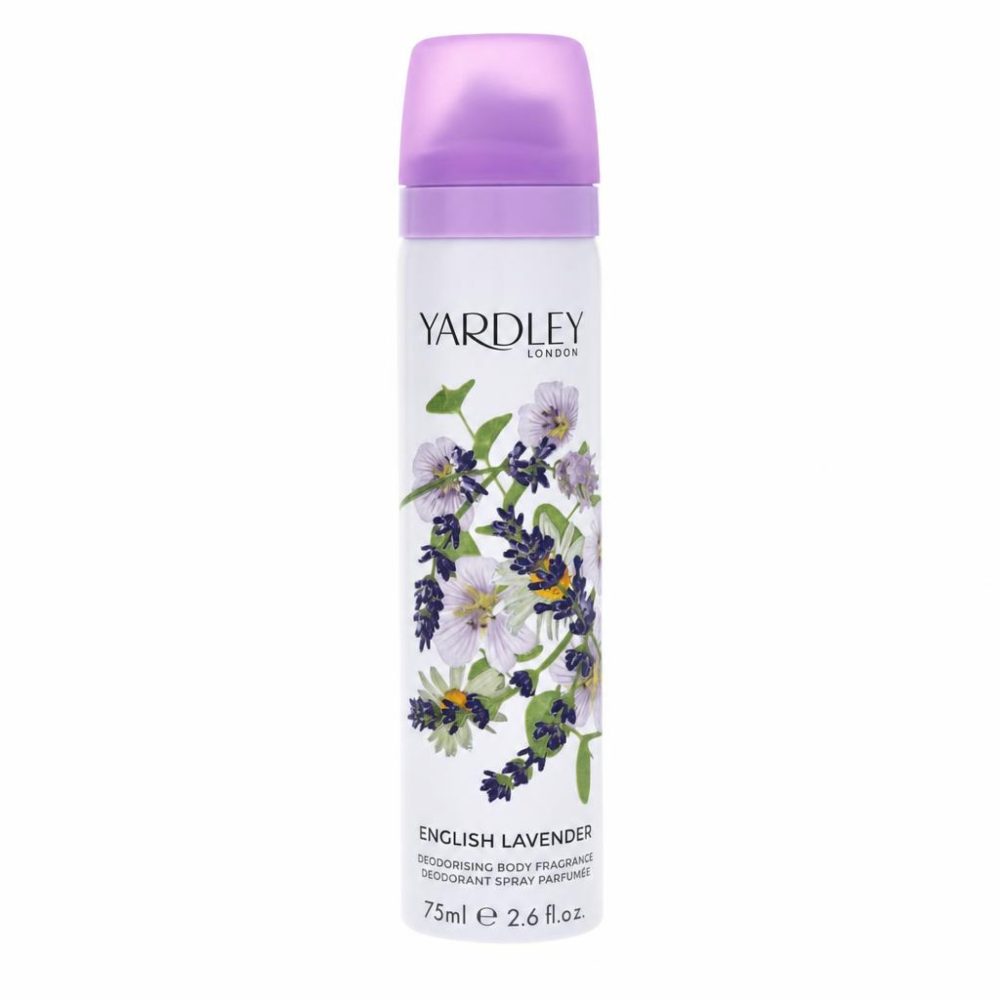 English Lavender by Yardley London Refreshing Body Spray (Unisex) 77 ml