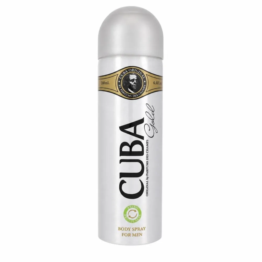 Cuba Gold by Fragluxe Deodorant Spray (ohne Verpackung) 200 ml