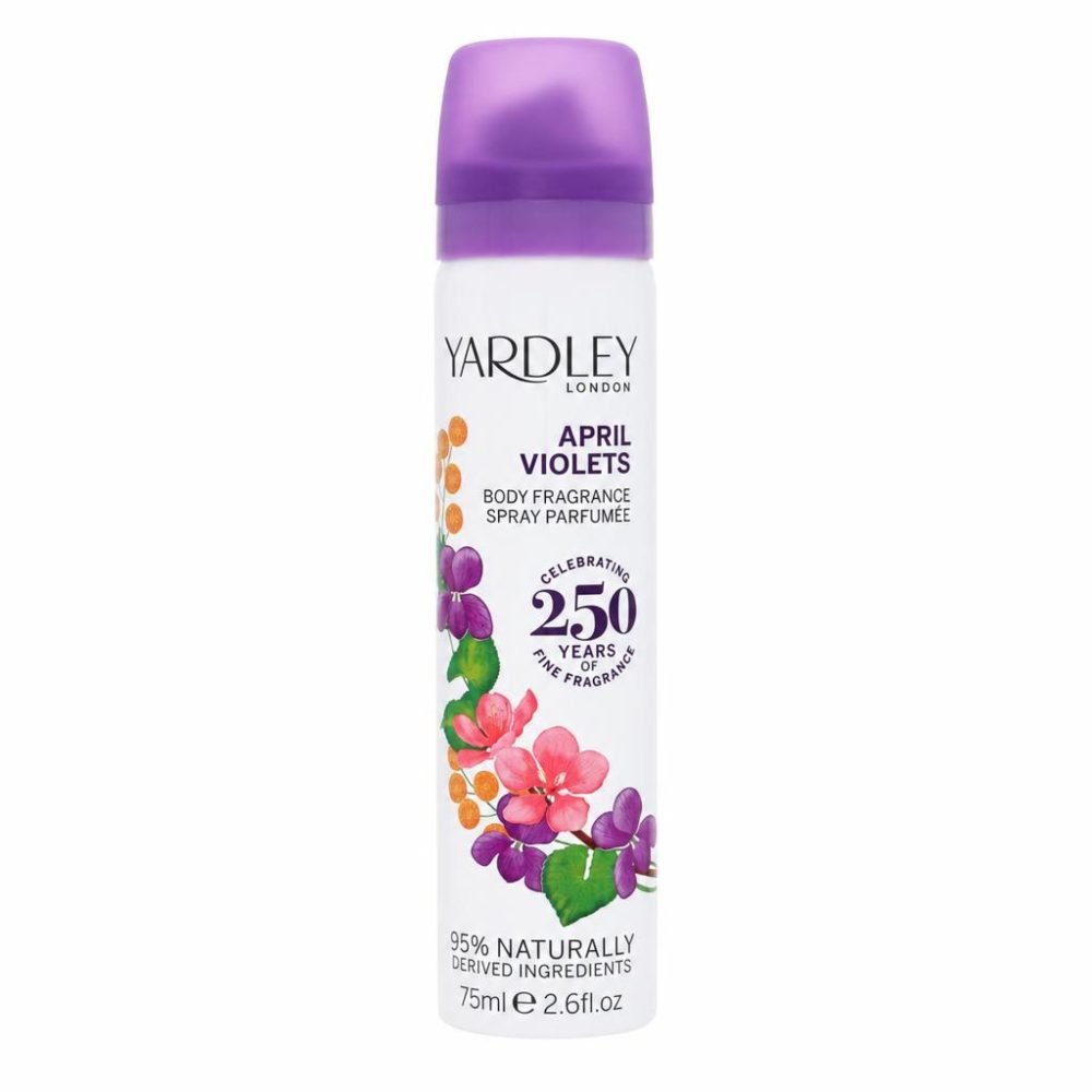 April Violets by Yardley London Body Spray 77 ml