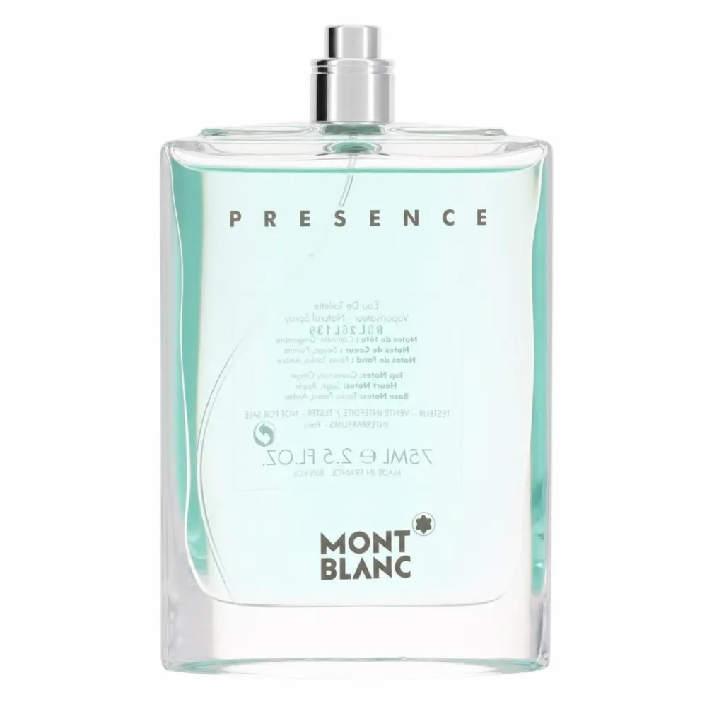 Presence by Mont Blanc Eau de Toilette Spray (Tester) 75 ml