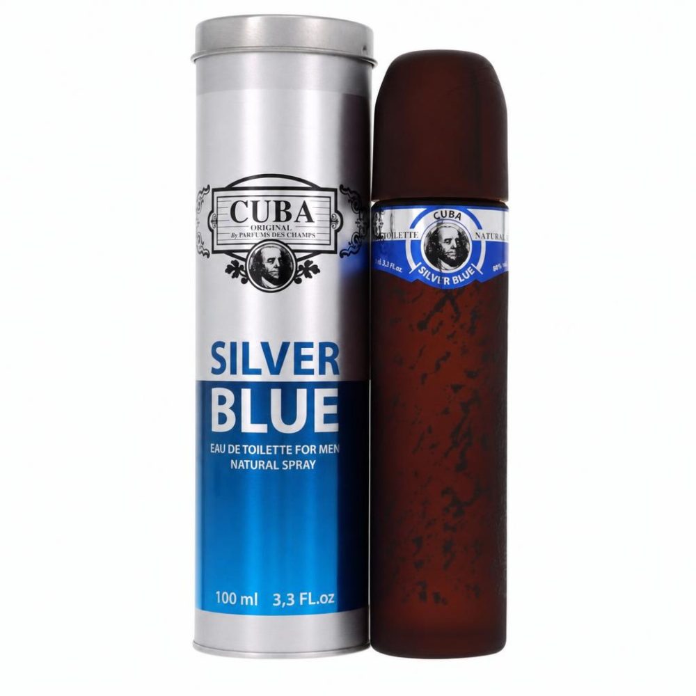 Cuba Silver Blue by Fragluxe Eau de Toilette Spray 100 ml