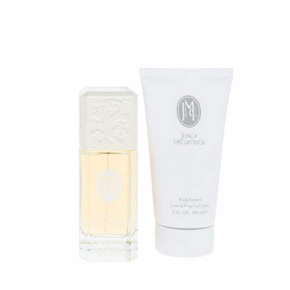 JESSICA Mc CLINTOCK by Jessica McClintock Gift Set -- 3.4 oz Eau de Parfum Spray + 5 oz Body Lotion