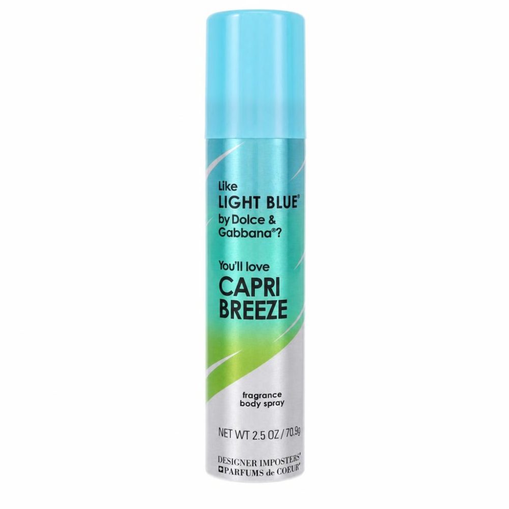 Designer Imposters Capri Breeze by Parfums De Coeur Body Spray 75 ml