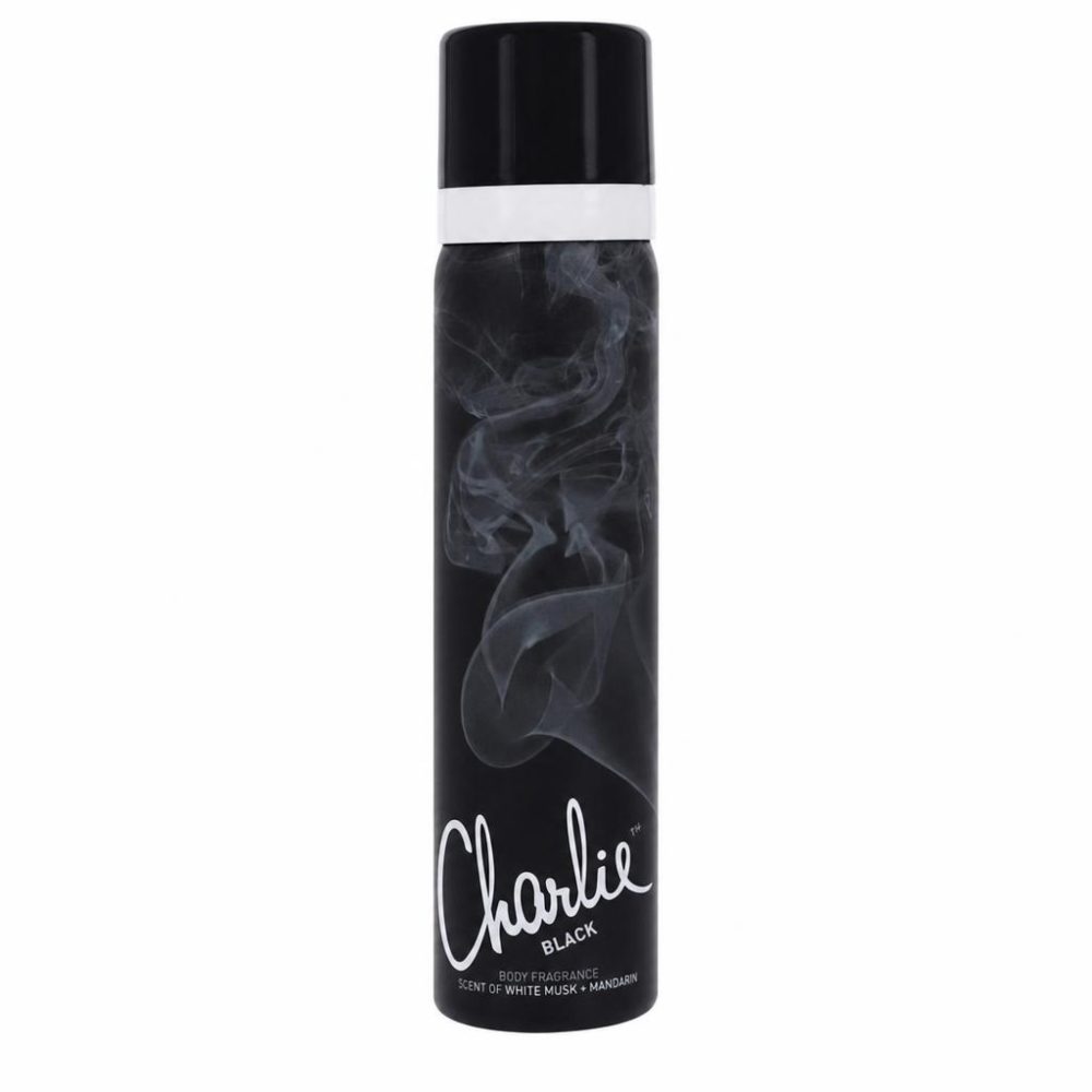 Charlie Black by Revlon Body Fragrance Spray 75 ml