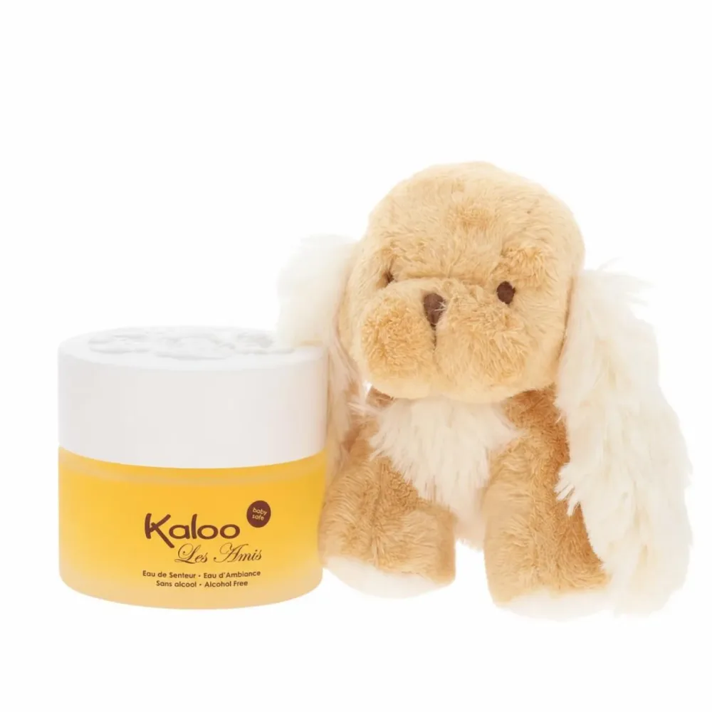 Kaloo Les Amis by Kaloo Eau de Senteur Spray / Room Fragrance Spray (Alcohol Free) + Free Fluffy Puppy 100 ml