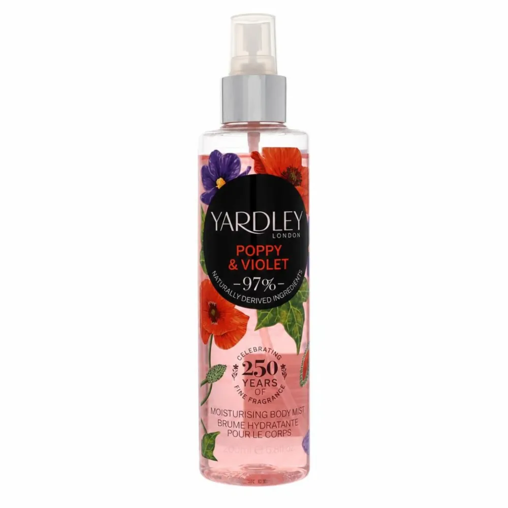 Yardley Poppy & Violet by Yardley London Body Mist 200 ml