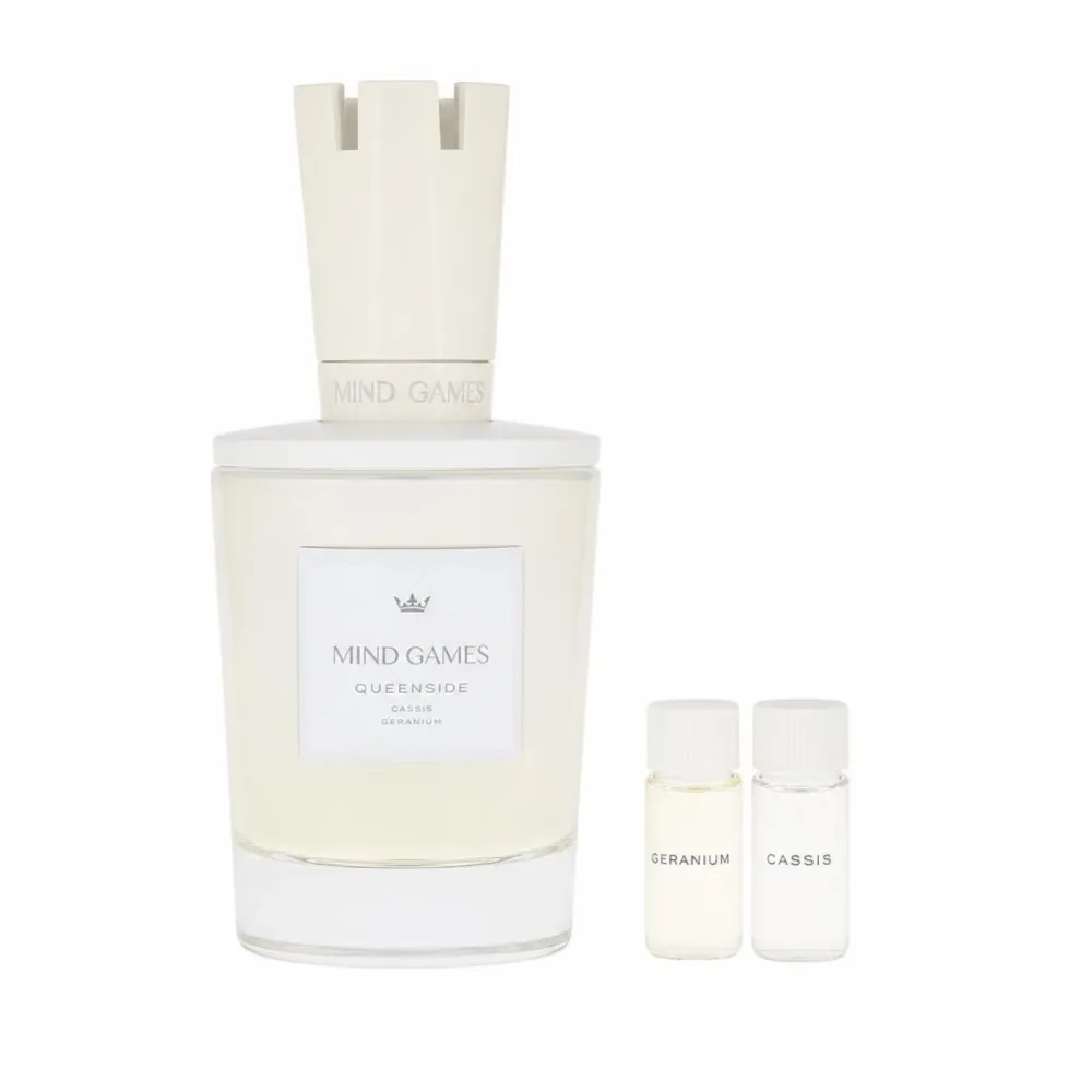 Mind Games Queenside Gift Set -- 100 ml Extrait De Parfum Spray + 2 x 0.10 Mini EDP + Testing Papers