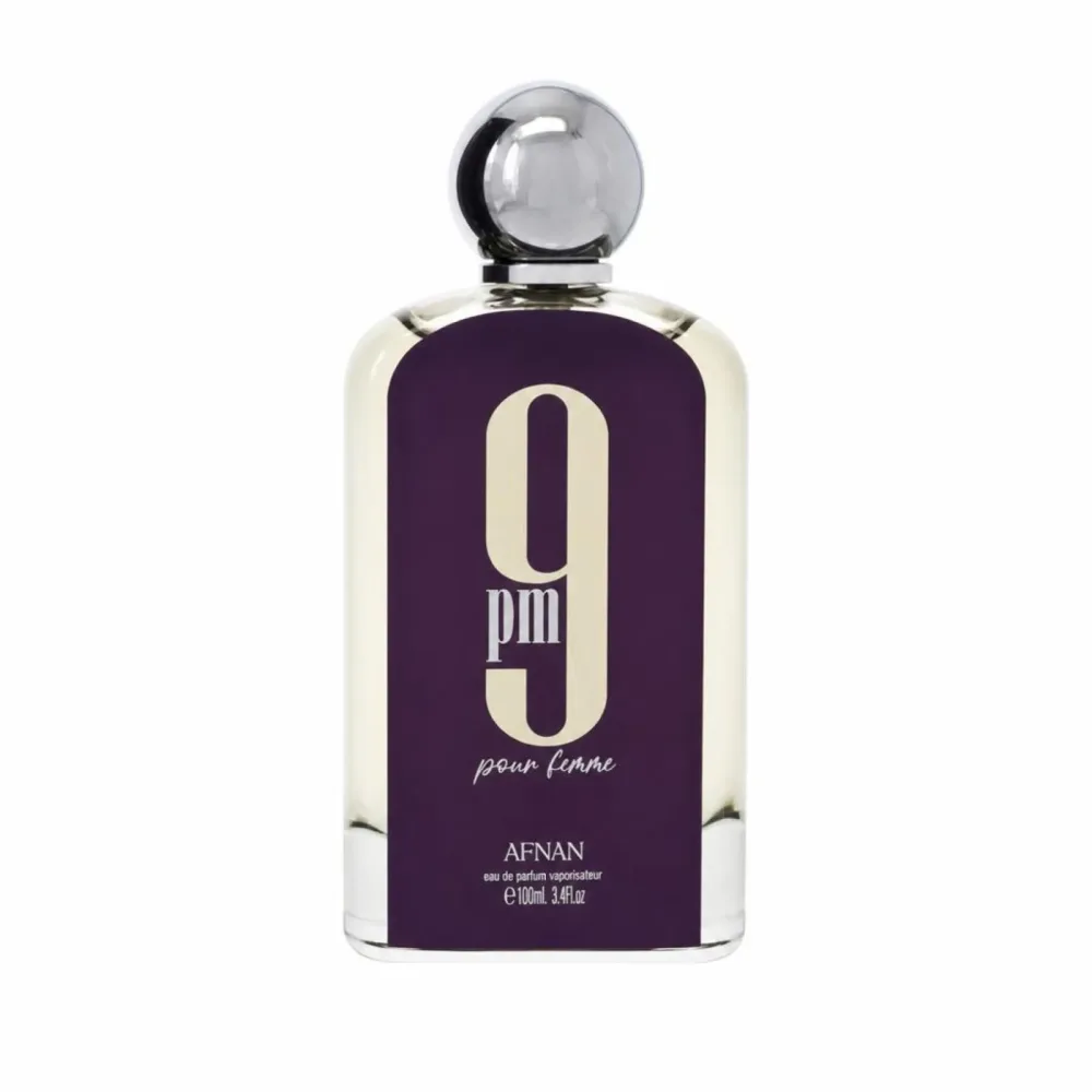 AFNAN - 9 pm Pour Femme, Eau de Parfum, 9 am, Eau de Parfum, 100  ml