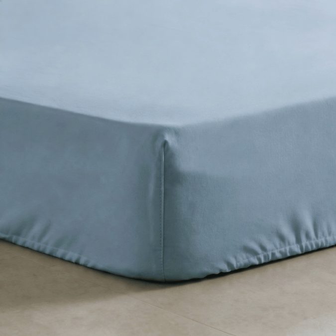 Perkal Fixleintuch – 160x200cm – Grau