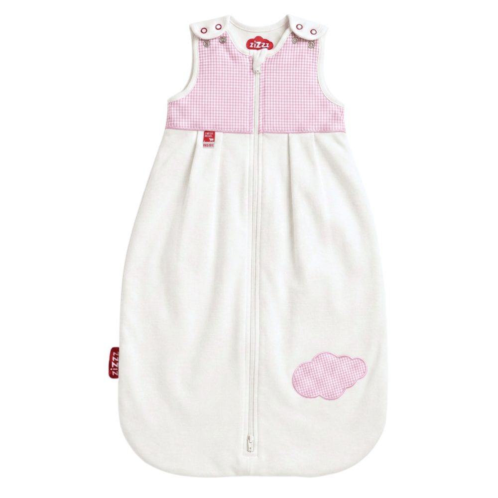 Babyschlafsack Vichy Pink / 6-24 Monate (90cm)