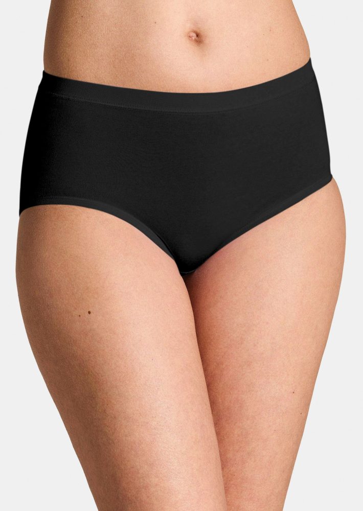 Taillenslip im 3er-Pack - schwarz - Gr. 40 von Goldner Fashion
