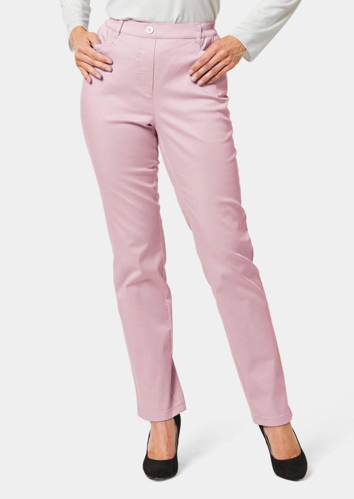 Leichte Baumwollschlupfhose - rosé - Gr. 26 von Goldner Fashion
