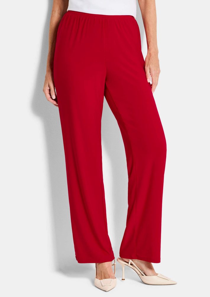 Bequeme Slinky-Hose VERA - rot - Gr. 21 von Goldner Fashion